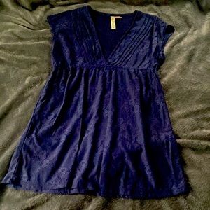 Eyeshadow lace cover up dress